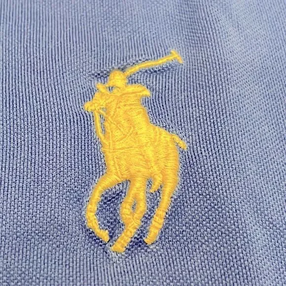 Ralph Lauren Polo. Big pony. Blue yellow. Size XL in GUC pro fit - Picture 6 of 7